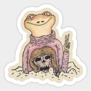 Mellow Metalhead Sticker